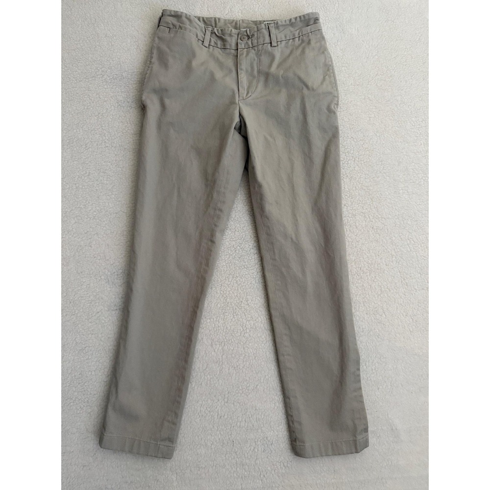 Jack Donnelly Pants Mens 30x30 Beige Canvas Chino M4 Straight Leg Made In USA